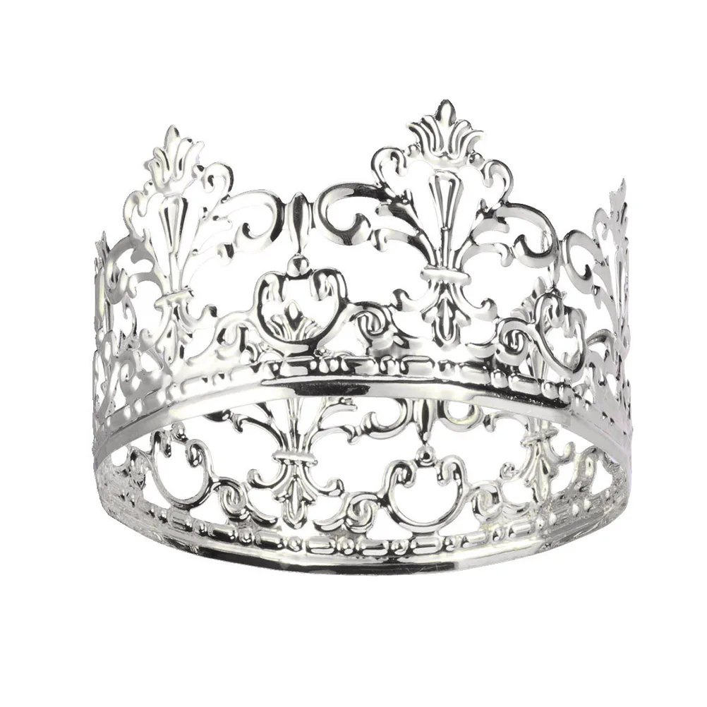 Тиара Корона торт украшение нежный элегантный торт корона для невесты душ Аксессуары для вечеринки по случаю Дня Рождения