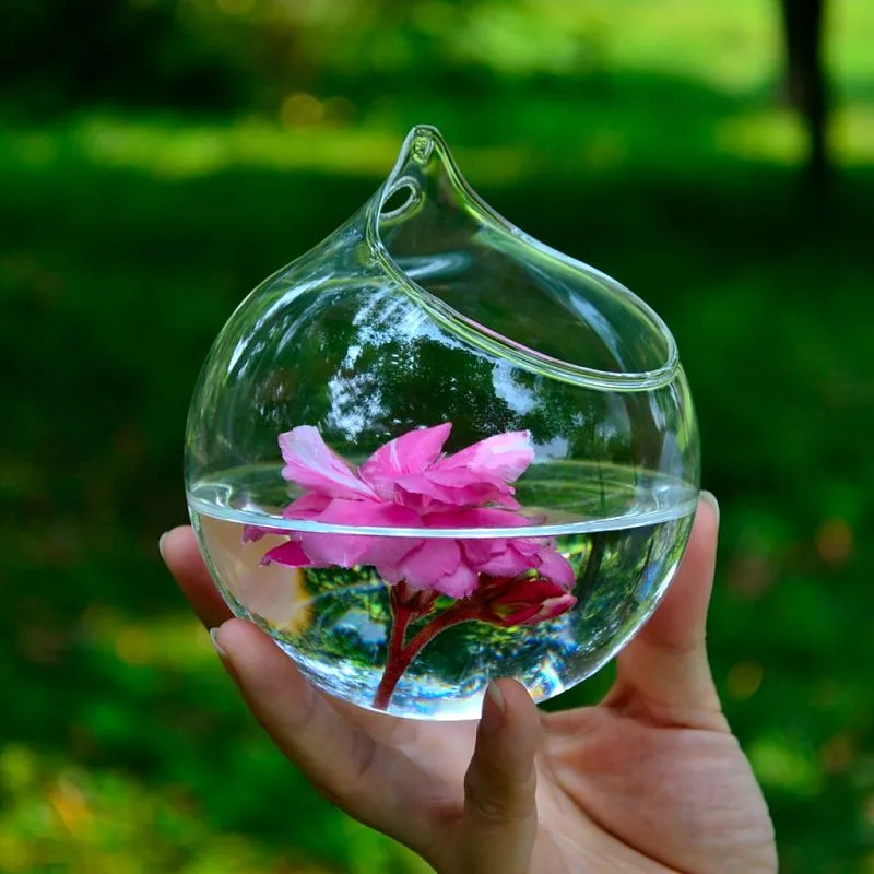16 шт./упак. Диаметр = 8 см большой открытый GlassTerrarium ВАЗ украшения для дома круглые