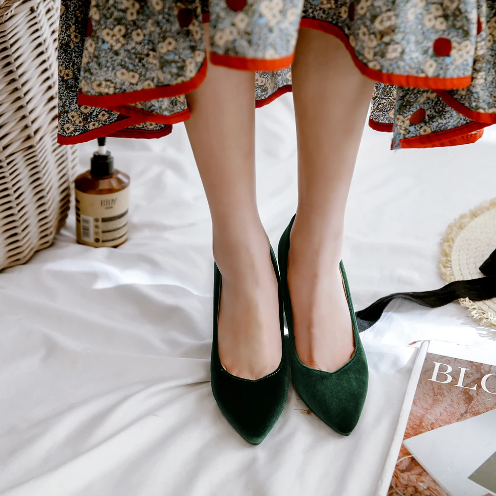 Женские свадебные туфли лаконичные красные ботинки винного цвета женские