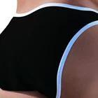 Трусы-брифы мужские из модала, пикантные трусы для пениса, мягкое нижнее белье, U-образные выпуклые слипы, внутренняя одежда