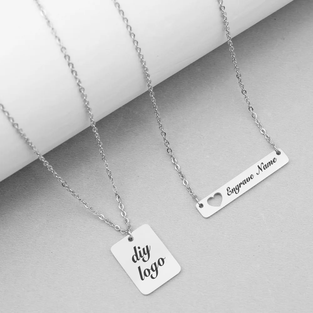 Трендовое ожерелье из нержавеющей стали золотого и серебристого цвета с