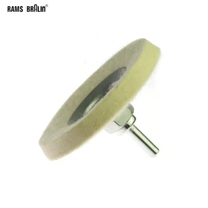 Полировальное колесо из шерстяного войлока диаметром 4 дюйма100 мм * М10 с валом 8 мм