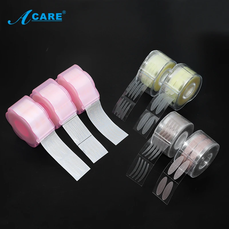 600 шт./кор. макияжа век Стикеры прозрачная самоклеящаяся клейкая лента для