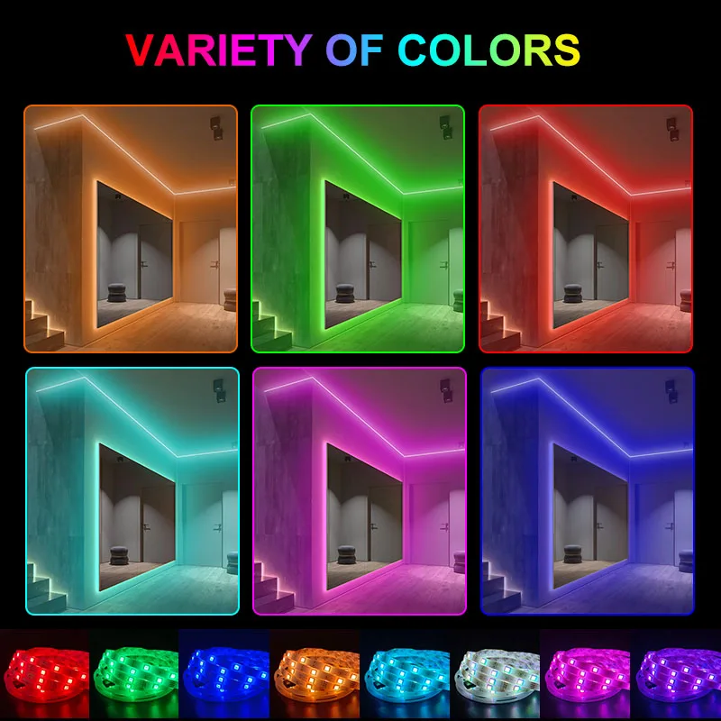 Гибкая неоновая Светодиодная лента RGB с поддержкой Wi-Fi 2835 | Освещение