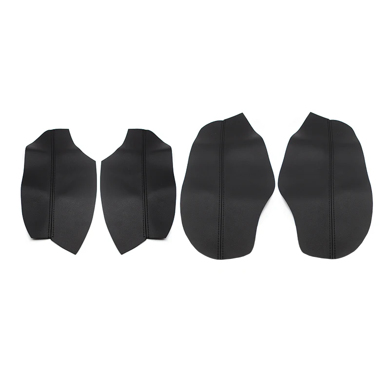 Защитные чехлы на подлокотники для Mazda из микрофибры с кожаными ручками и