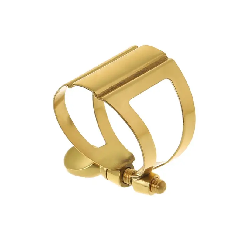 

Soprano Alto Tenor Saxophone Clarinet In Bb Flexibility Gold Mouthpiece Ligature Drop Shipping