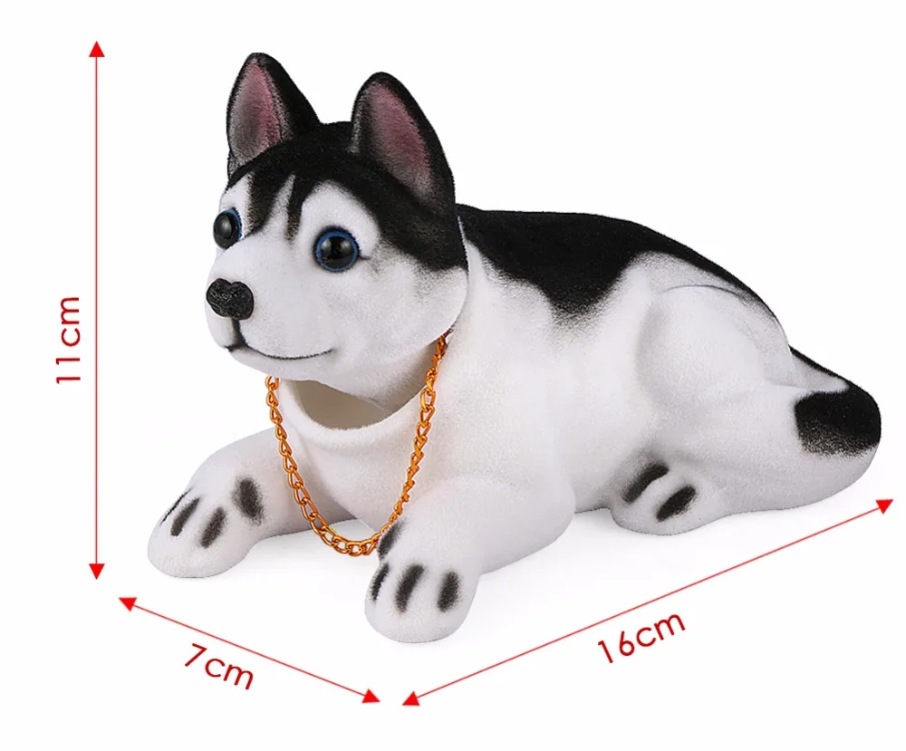 Новый автомобильный стиль милая собачья кукла с качающейся головой