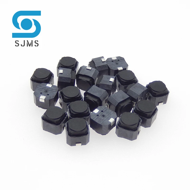 

20/50PCS/lot Tact Touch Micro Switch 6*6*5 mm Silent Mute switch 6X6X5 MM SMD 2P Pin Silicone Keypad Push Button Switches