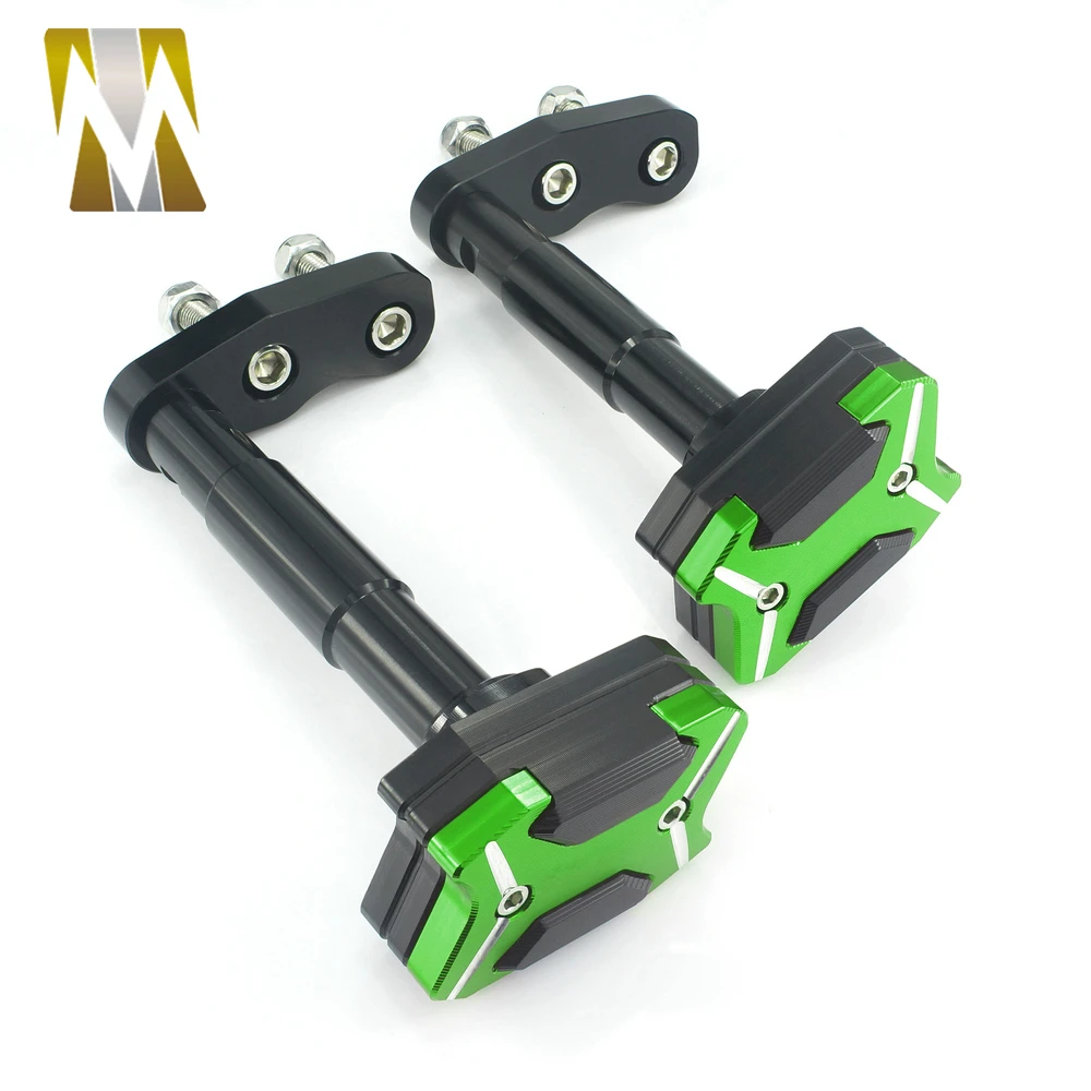 

Для Kawasaki Z300 защита от падения мотоцикла ползунок рамы для Kawasaki Z 300 2013 2014 2015 2016 аксессуары для стайлинга мотоцикла