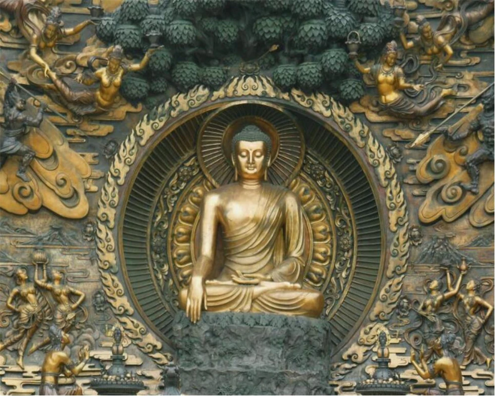 3d god. Дворец Будды. Золотой дворец в буддизме.