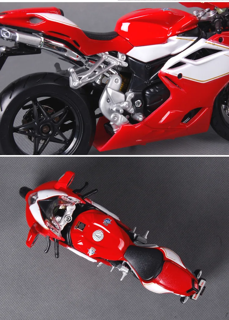 Maisto 1:12 MV Augusta 1090 RR моделирование сплав мотокросса серии авторизованный игрушечный мотоцикл автомобиль Коллекционирование подарки
