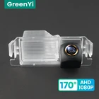 GreenYi 170  HD 1080P Автомобильная камера заднего вида для Hyundai I10 I20 I30 Solaris Genesis Elantra Verna Night Vision Reverse Reversing 4 pin автомобильная парковка AHD