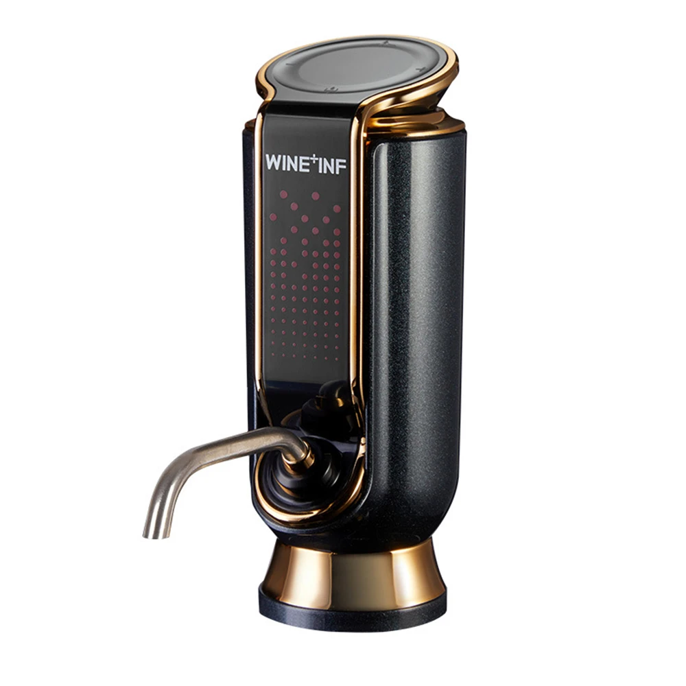 

Electric Wine Decanter USB Charging 10 Days Fresh-keeping Quick Wine Aerator Adjustable Wine Pourer Dispenser for Father's Days
