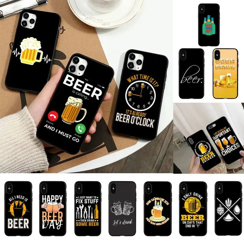 

YNDFCNB World Beers Alcohol Summer Bubble Phone Case for iPhone 11 12 13 mini pro XS MAX 8 7 6 6S Plus X 5S SE 2020 XR case