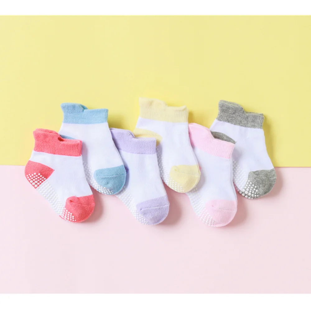 12 пар дышащих детских носков нескользящие носки тонкие короткие прочные