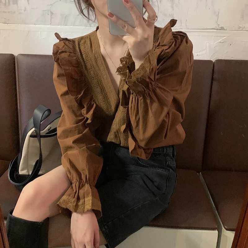 

Fy1227 2020 spring summer autumn new women fashion casual lady beautiful nice Tops woman female OL sexy tops for women