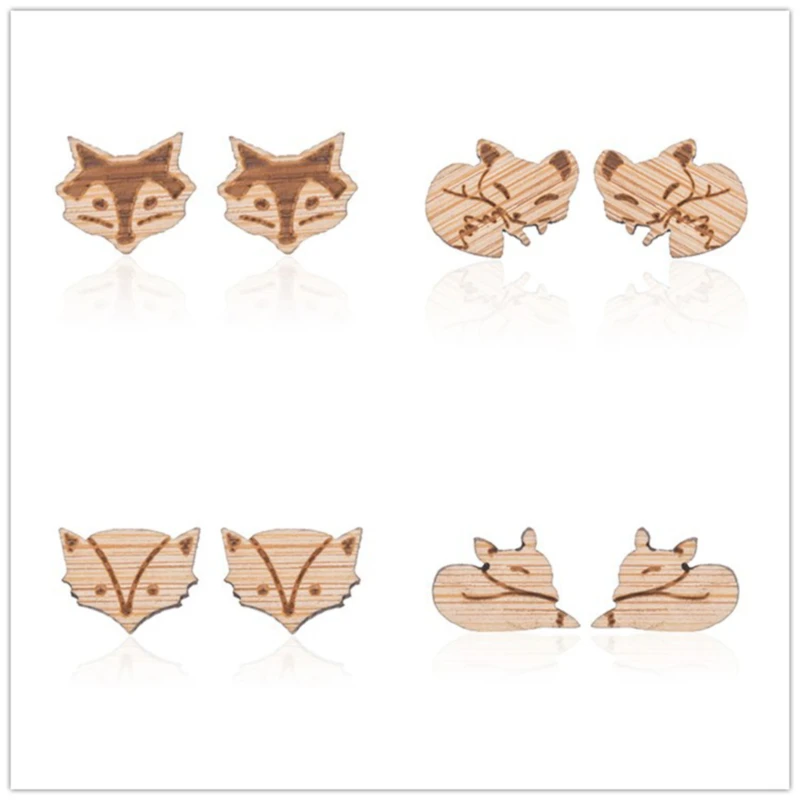 6 пар/компл. панк творческий в форме цветка короны крылья с изображением