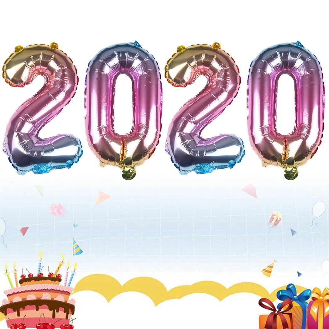 10 шт. вечерние воздушные шары на день рождения с креативными номерами