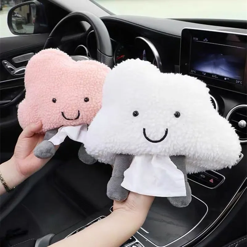 

Интернет-знаменитости креативный милый плюшевый облачный автомобиль автомобильная коробка для салфеток подарок на день рождения Рождеств...