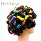 Brainbow 42 шт.пакет 7 '' гибкие искусственные крученые бигуди из пеноматериала для коротких, средних и длинных волос для женщин и девочек