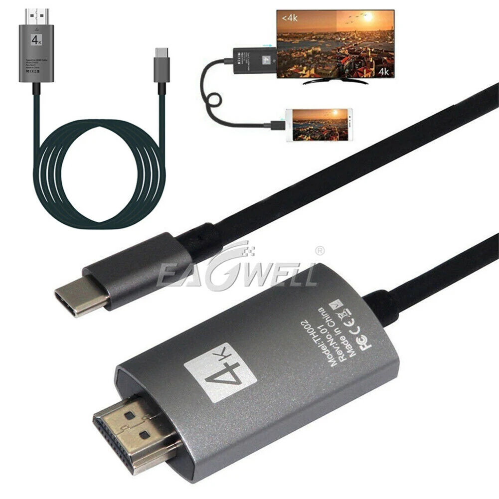 USB 3 1 USB-C Тип C до 4K совместимому с HDMI кабель HDTV адаптер для MacBook Sumsung S8 S9 плюс Huawei P20 Pro