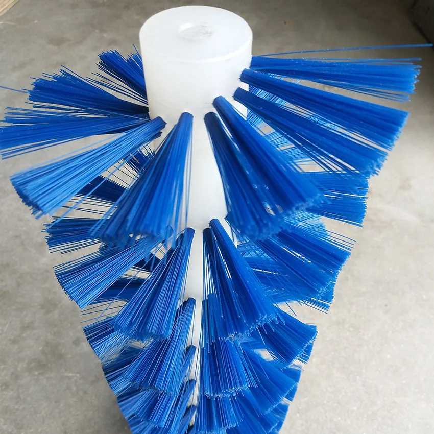 Промышленная щетка роликовая механическая для чистки нейлоновая мягкая