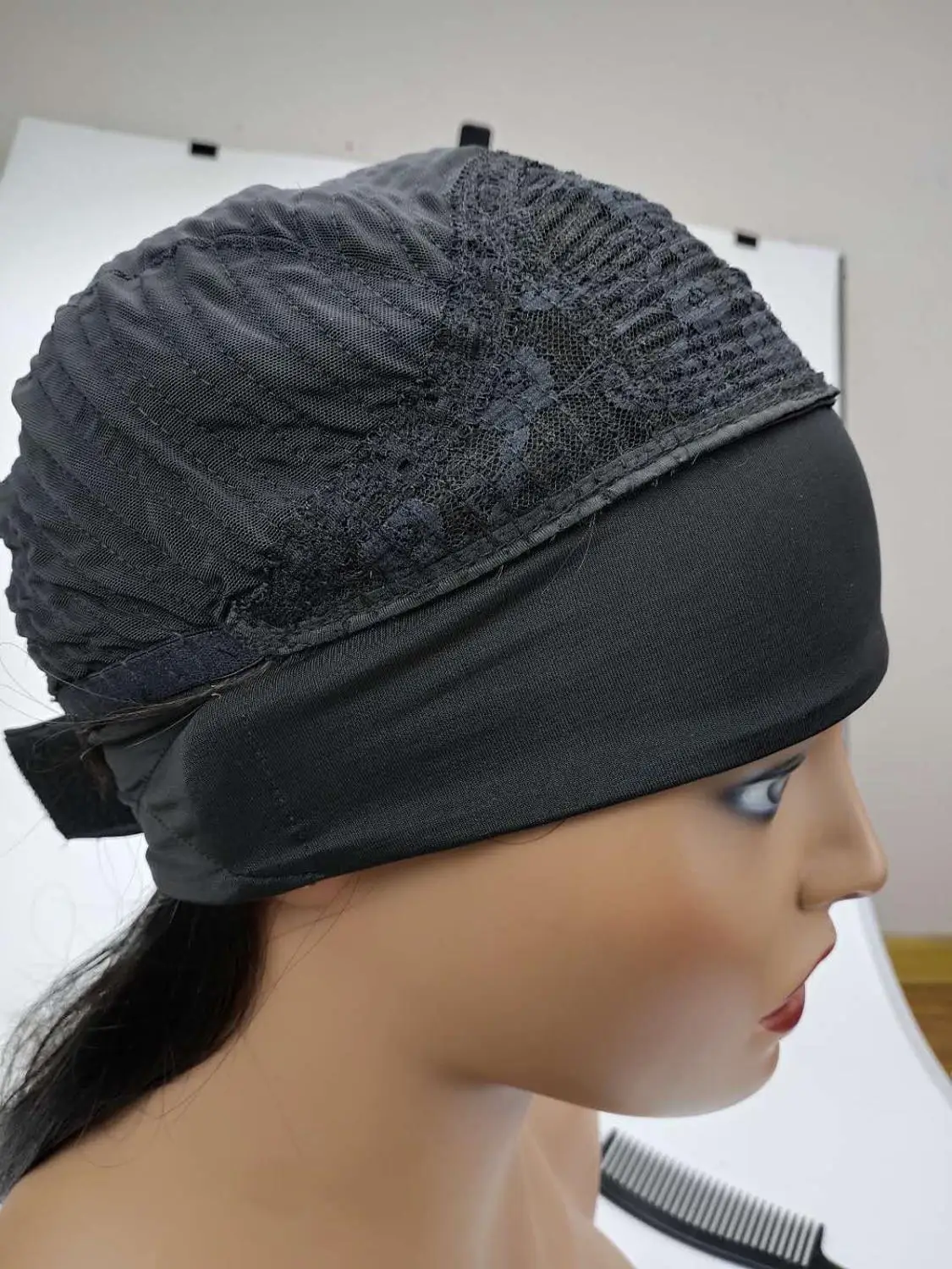 

30''Heat Resistant Synthetic HeadBand Wig Silky Staight Machine weft Cheap Cosplay HeadBand Wigs For Women Could Make Ponytail