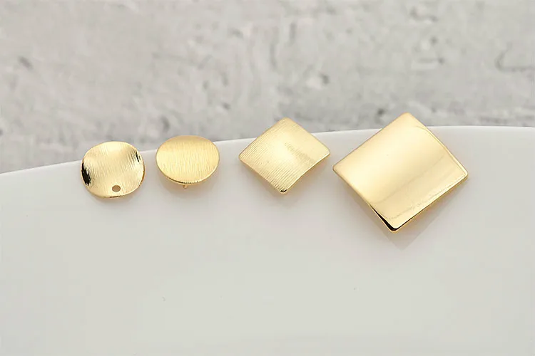 Защита цвета 18K Золотая медная проволока для рисования квадратная волна выпуклая