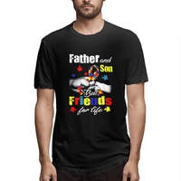 autism awareness father and son best friends graphic tee mens short sleeve t shirt funny cotton tops