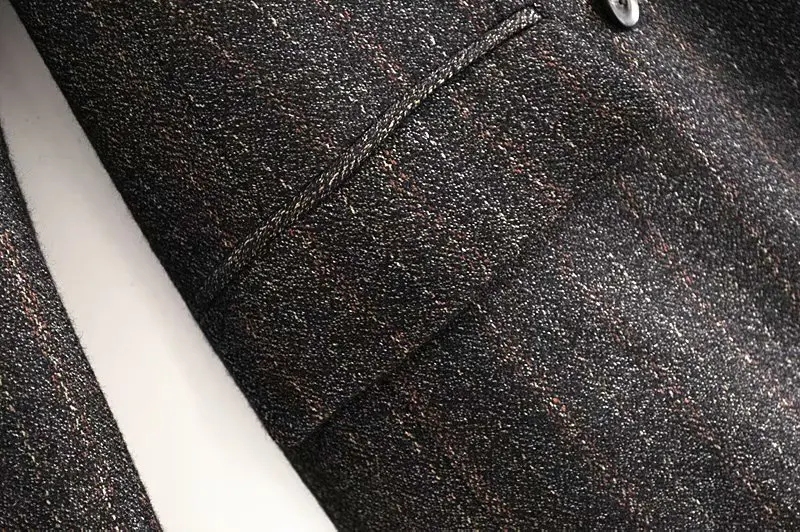 Star firefly versatile elegant office suit female casual slim striped double-breasted blazer women