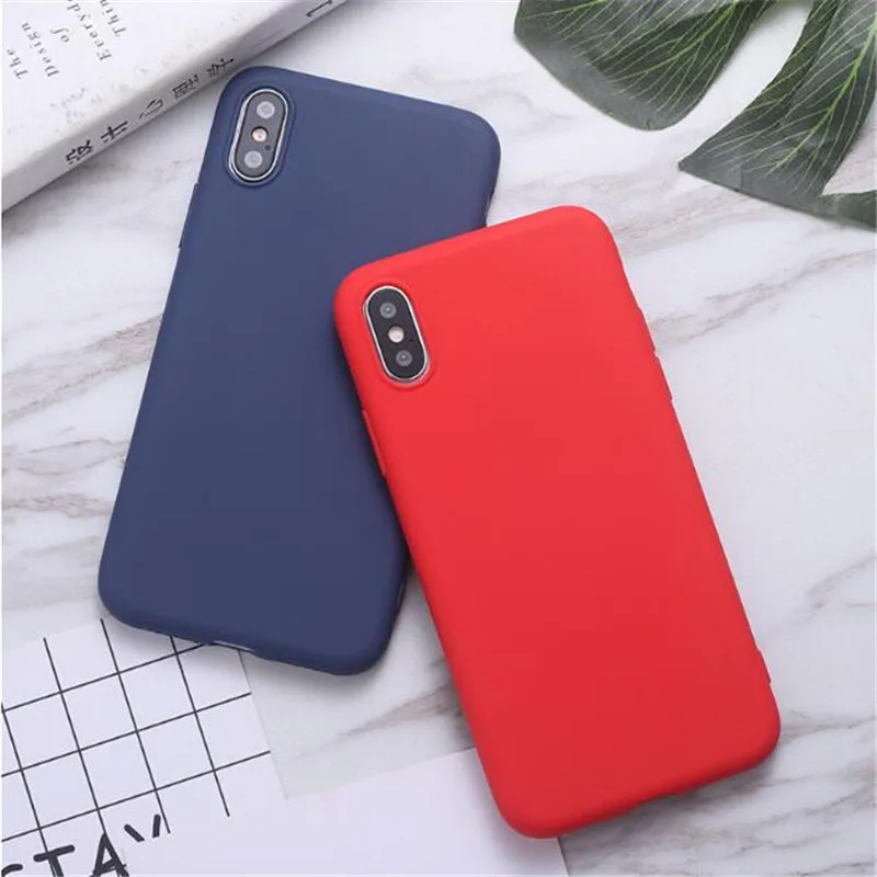 Ультра тонкий чехол для телефона iPhone 7/8 XR MAX силиконовый 7plus/8plus 5G/5S/5se защитная