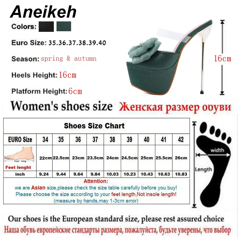 

Aneikeh Crystal Women Slippers 2021 Summer Head Peep Toe Thin High Heel Classics Fashion Slip On Butterfly-Knot Sexy Party Shoes