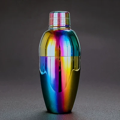 Colorful Американский стиль 500 мл 3 штуки винтажный шейкер барные инструменты - Цвет: Colorful