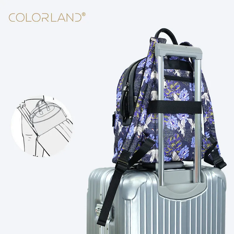 COLORLAND полиэстеровый рюкзак для подгузников, сумка для беременных для мам, аксессуары для детских колясок, пеленка, пеленка, мама, материнство мамы, органайзер kanken Infantil, Влажные СумкиБразилия стиль дропшиппи