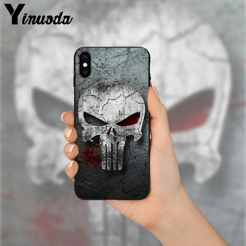 Yinuoda чудесный Супермен Venom щит Человек паук чехол для телефона iPhone 5 5Sx 6 7 7plus 8 8Plus X XS
