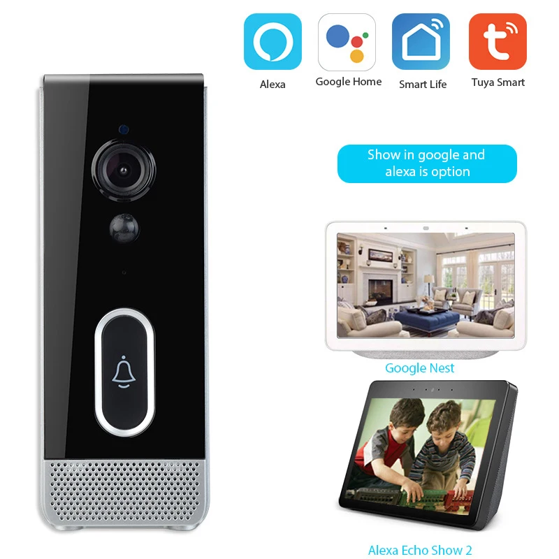 

Умный дверной звонок Tuya с Wi-Fi, 1080P