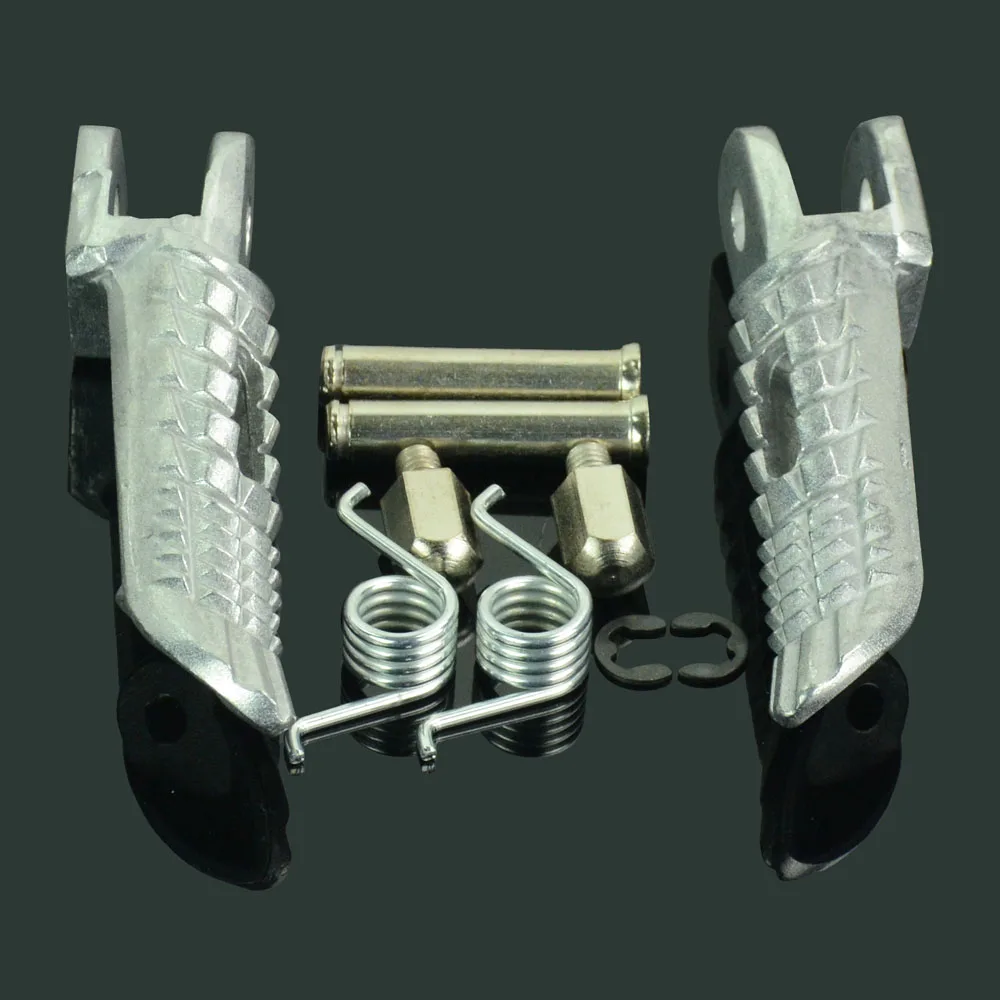 Мотоциклетная Передняя подножка мотоциклиста лежит педали и кронштейны