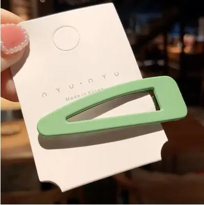 5pcs green square 5 шт./компл. милые Цвет девушка зажим для волос, лента для волос заколка для волос обруч для волос, заколка для волос аксессуары Красота Инструменты для укладки волос новое поступление - Цвет: 5pcs green square