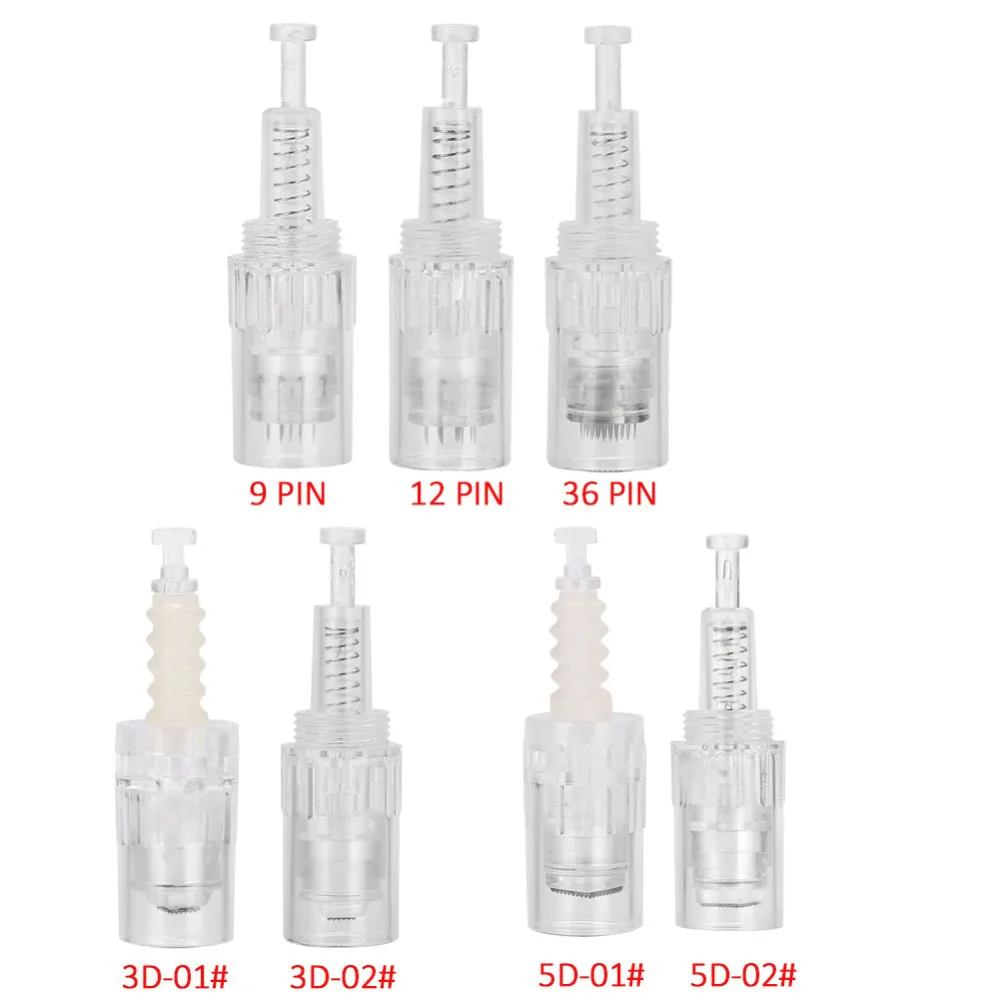 10 шт. микро иглы для тату 9pin 12pin 36pin Nano головка картридж сменная игла микроблейдинг