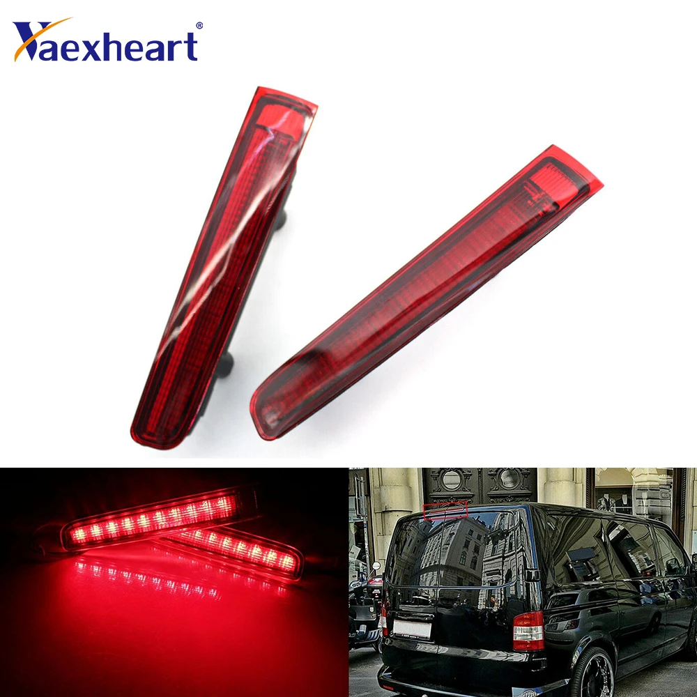 

High Mount Stop Lamp Signal Warning Brake Light Third Rear Barn Door red smoked Lens For VW Transporter T5 T6 Caravelle Multivan