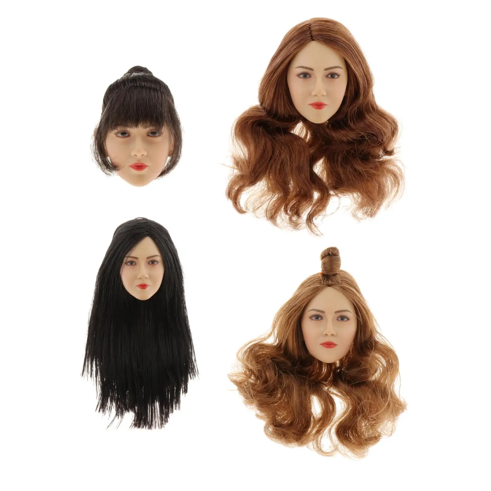 

Женская голова-Лепка Fine 1/6, модель головы куклы для TBL PH HT, женские АКС. Для действий