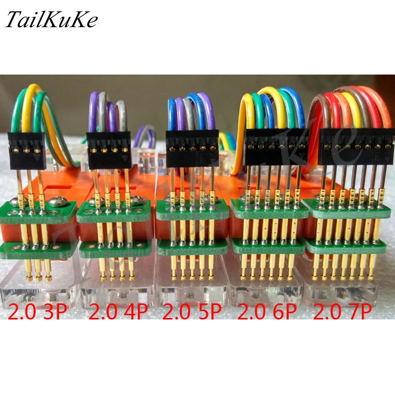 Тестовая стойка PCB зажим приспособление джиг зонд загрузки программы программирования ожога 2,54 2 1,27