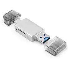 USB-C Type C / USB 2.0 to NM Nano Memory Card & TF Micro SD Card Reader for Huawei Cell Phone & Laptop