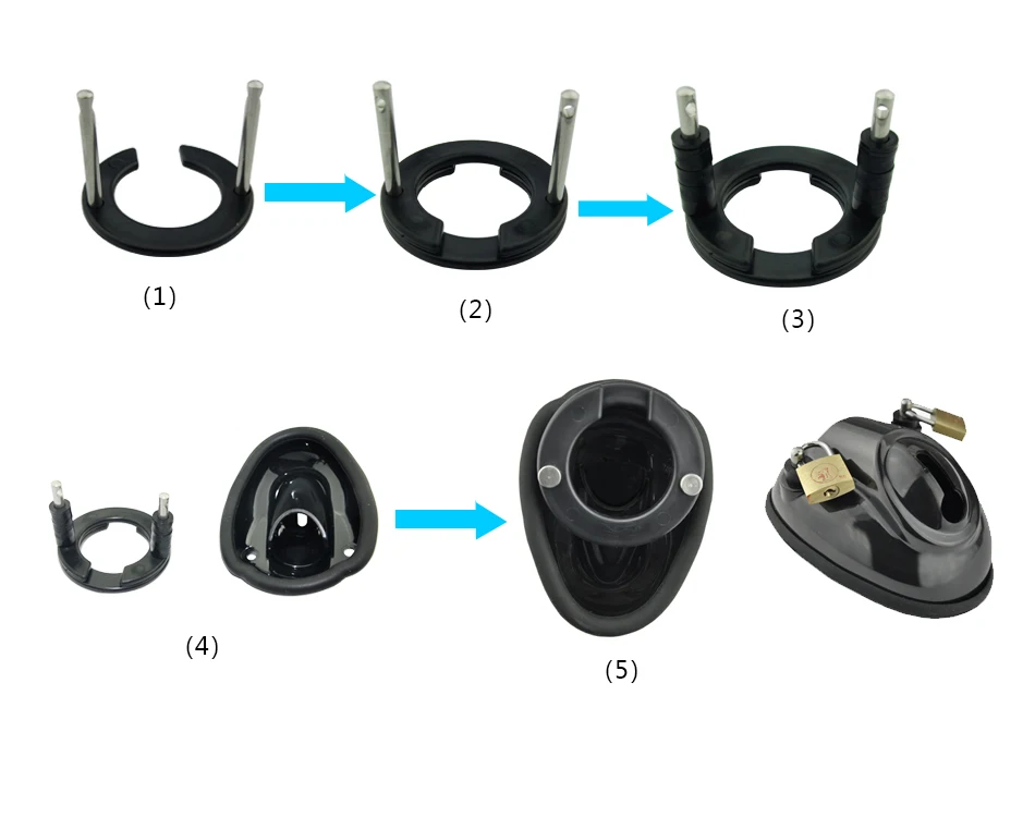 Клетка для петуха взрослых мужчин устройство целомудрия пениса складной замок