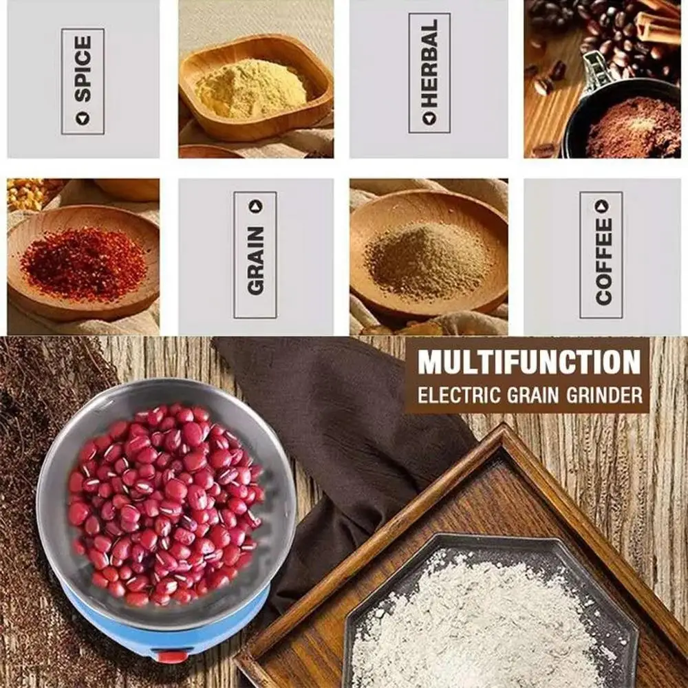

Electric Coffee Bean Grinder Grinder Kitchen Tools Herb Salt Pepper Spice Nut Cereal Mini Powder Grinder