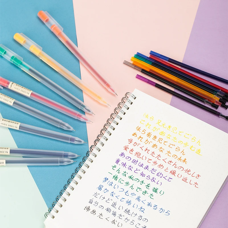 Набор гелевых ручек DELI с чернилами ручка простыми гелевыми 0 5 м для студентов