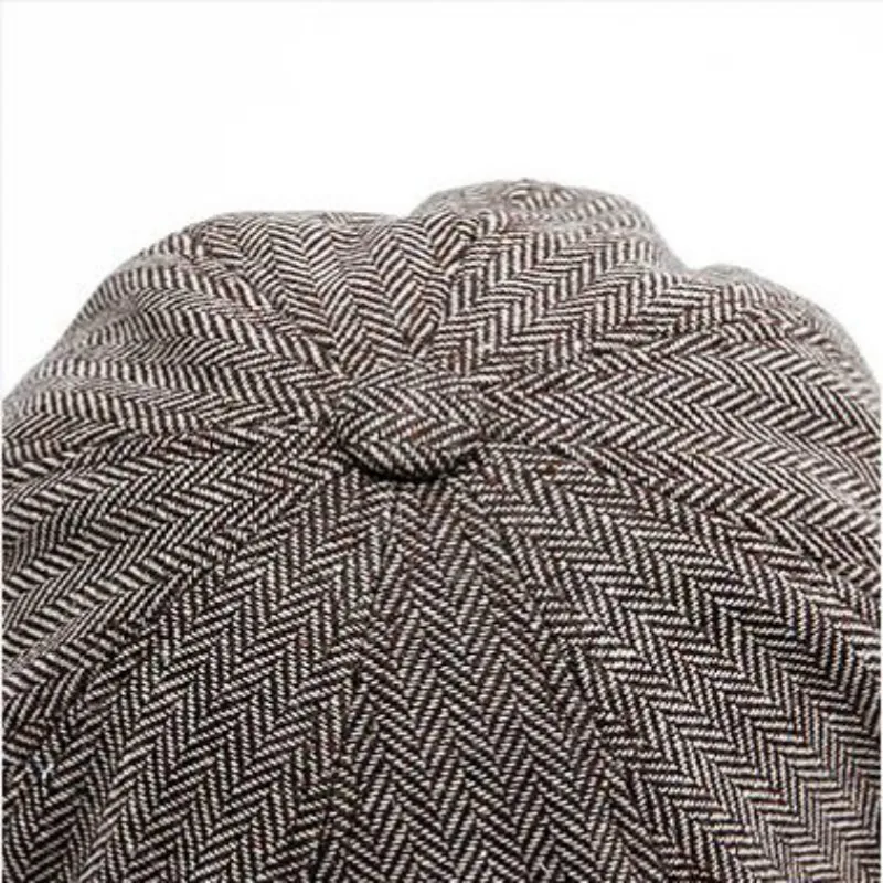 Кепка газетчика в клетку винтажном стиле для мужчин Высококачественная