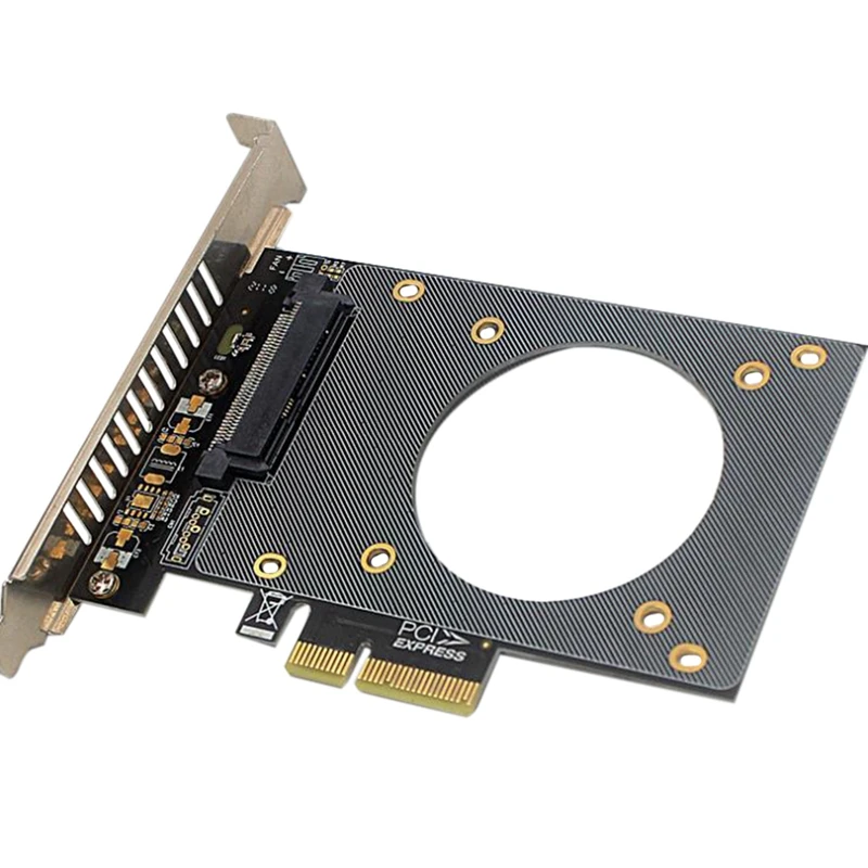 

PH46 U.2 SFF-8639 повернуть PCIE X4 Плата расширения U2 PCIe X4-U.2 Riser карта SFF-8639 GEN4 SSD