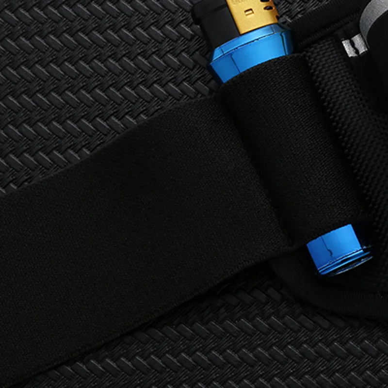 

Running Belt with Water Bottle Holder Zip Pockets Waist Bag for Camping Hiking FEA889