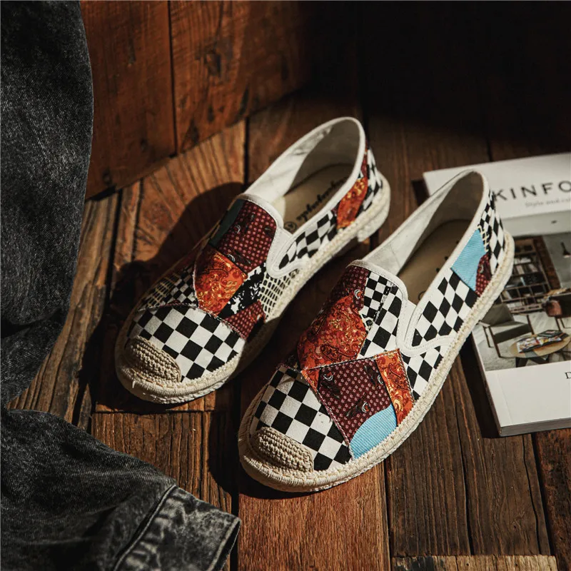 

Men Spring Summer Casual shoes High Quality Male Canvas Sneakers 2021 Male Dress Business Loafer Outdoor Walking Footwear